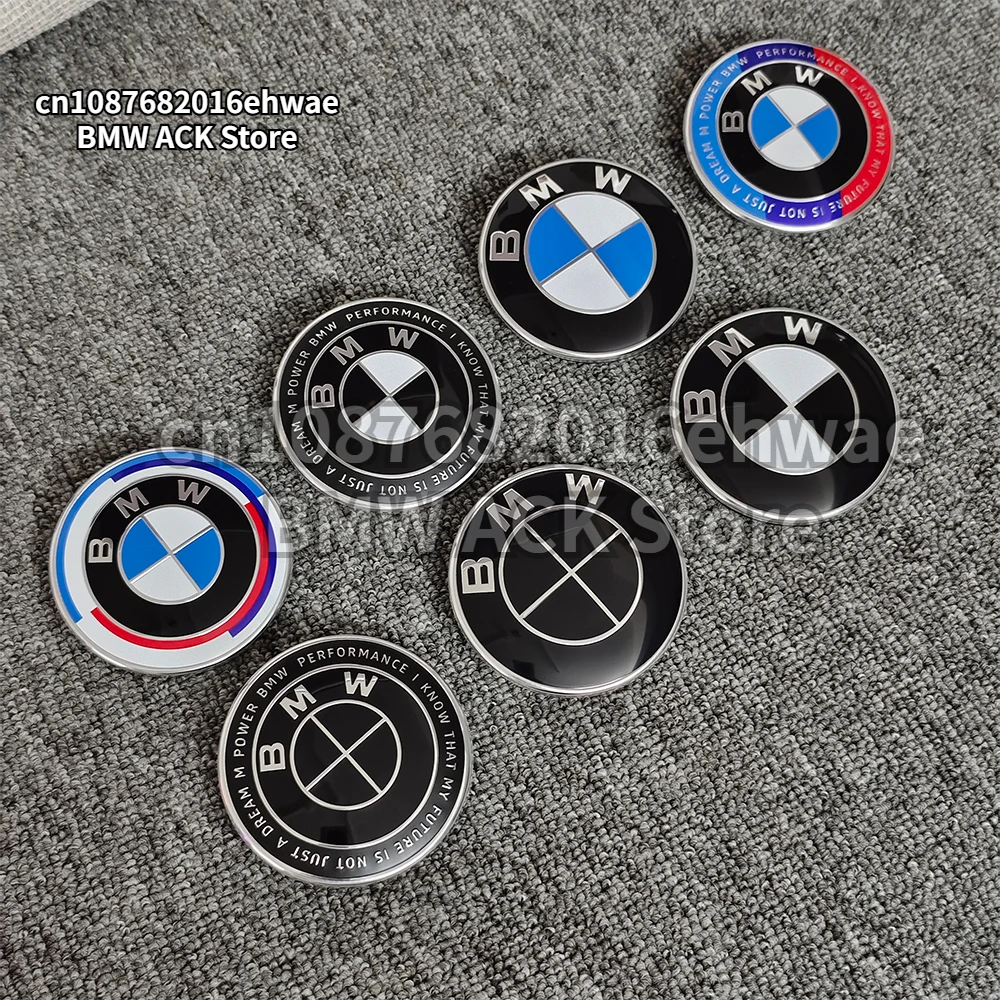 82MM 74MM Для BMW Передний Капот Эмблема Багажник Задний значок логотипа E46 E90 F30 F10 F20 G20