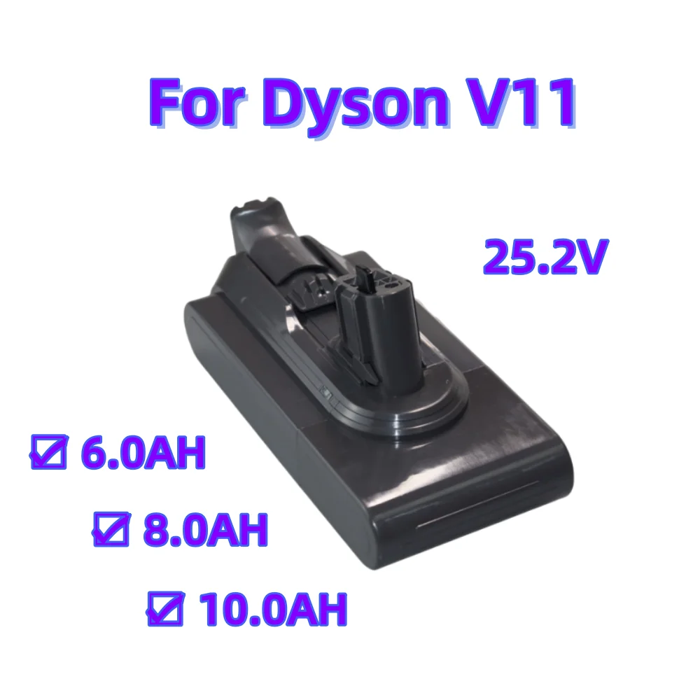 

V11 25,2 в 6000 мАч/8000 мАч/10000 мАч для Dyson V11 литий-ионная батарея подходит для замены оригинальной батареи пылесоса