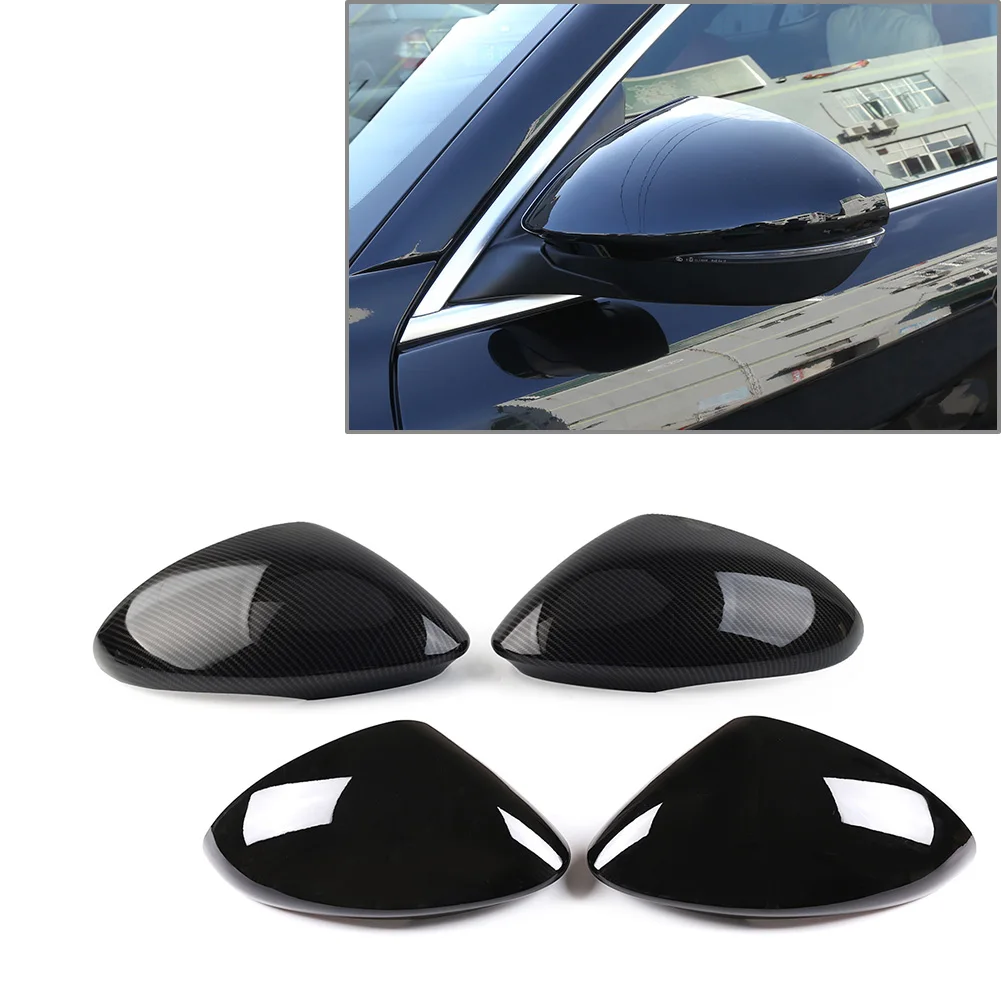 1 пара колпачков для боковых зеркал заднего вида автомобиля Alfa Romeo Stelvio 2017 2018 2019 2020