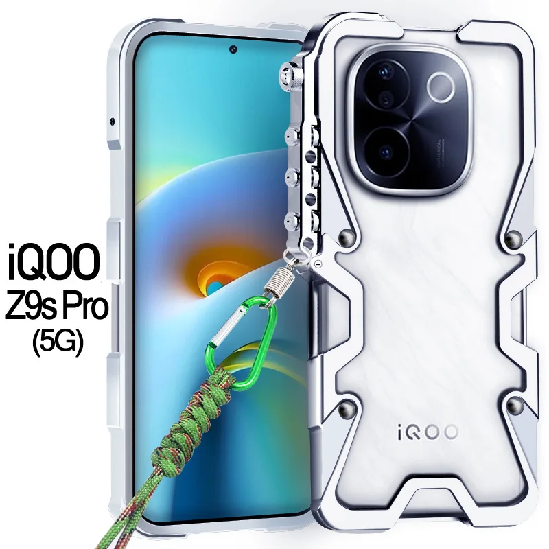 Роскошный алюминиевый сплав полый теплоотвод рандомный для vivo iQOO Z9s Pro военный