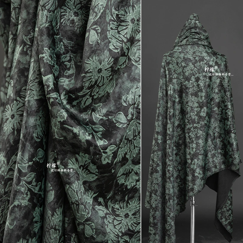 100% ацетатная рельефная жаккардовая текстурированная ткань приятная для кожи