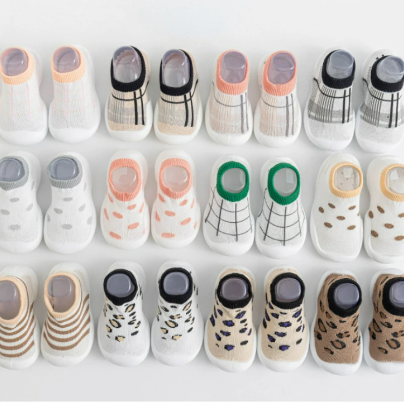 

Детские ботинки, мягкая резиновая подошва, хлопковые, Нескользящие, леопардовые, обувь для начинающих ходить, на весну-осень