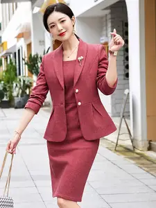 Trajes de pantalón de trabajo de oficina para mujer, uniformes  profesionales para dama de negocios, pantalones formales de 2 piezas,  conjunto de chaqueta, ropa de moda 2020 4XL - AliExpress