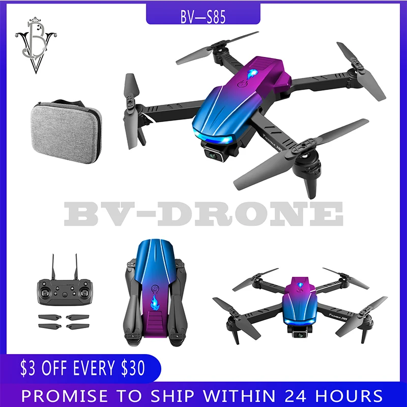 BV-85 MAX Drone 4k Profesional with HD Dual Camera Fpv Drone Height Keep Infrared Obstacle Avoidance Drones Quadcopter Toy