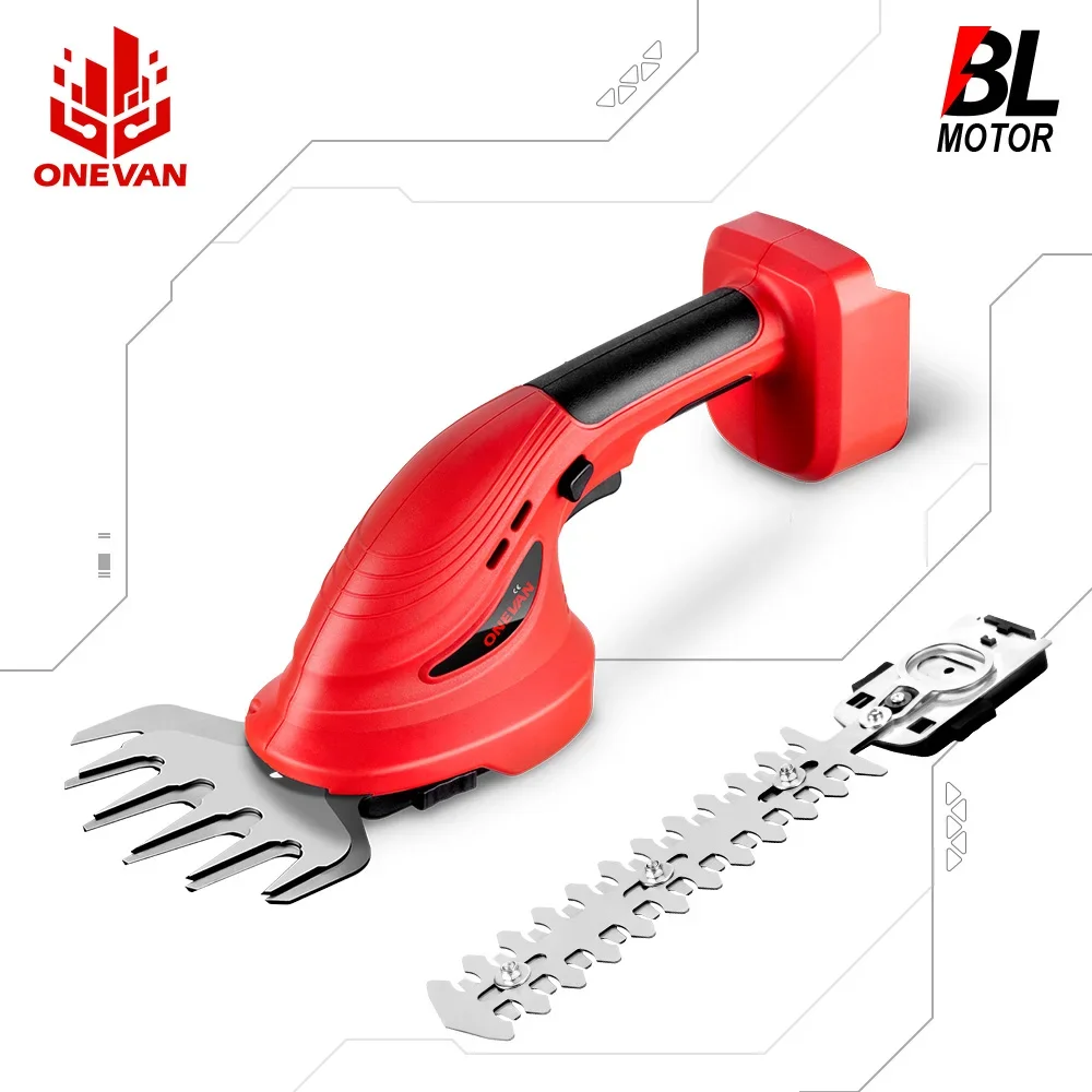 Бесщеточный резак для живой изгороди 2 в 1 беспроводной садовый триммер