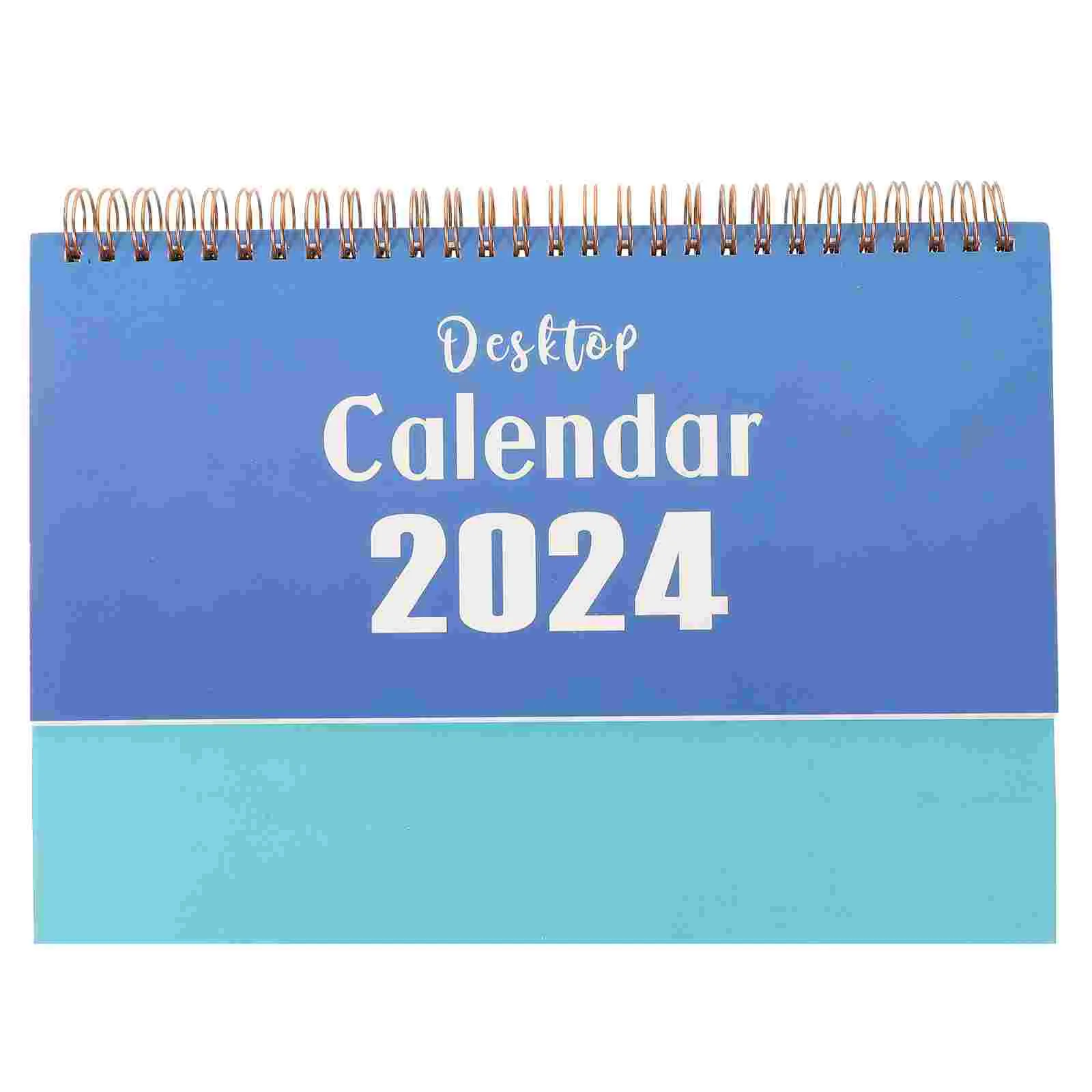 

2024 Desktop Decor For Desk Decorative Monthly Flip Office Daily Use Standing Paper Small Tabletop 2023 Desktop
