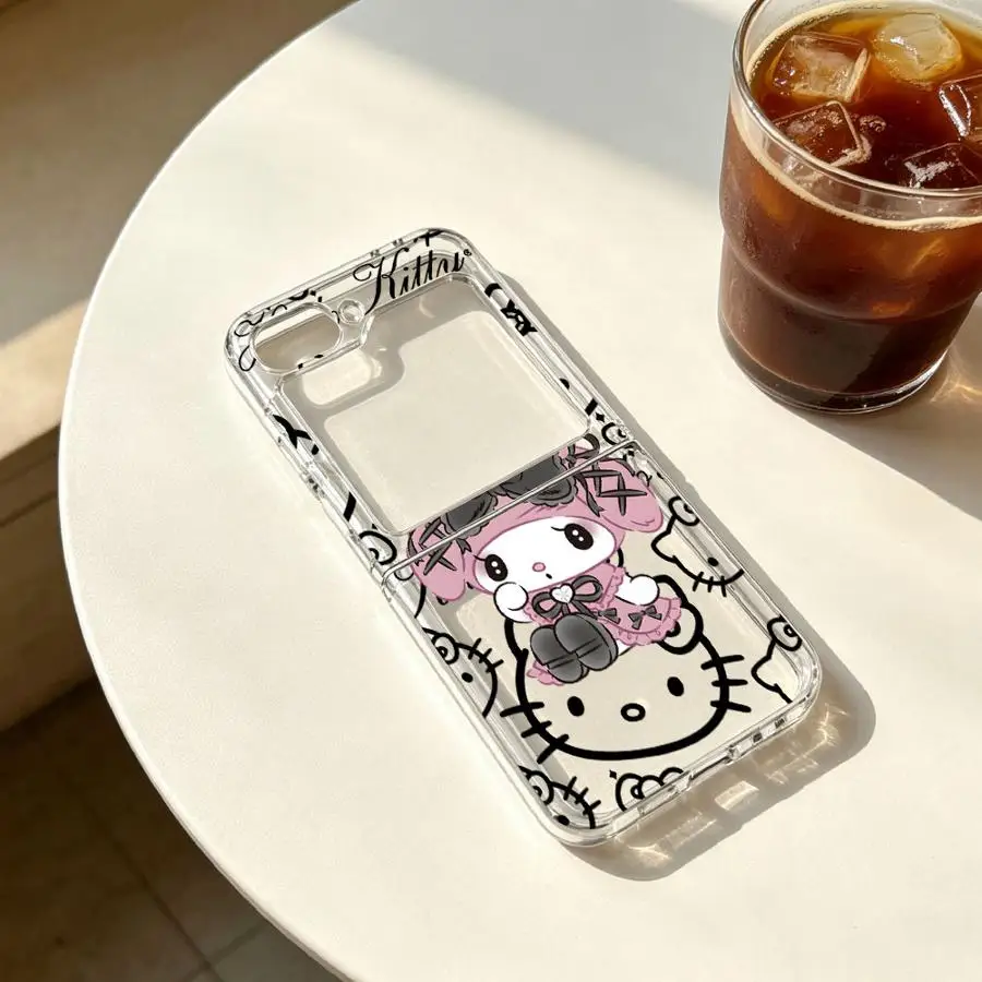 Фото Чехол Sanrio My Melody розового цвета для Samsung Galaxy Z Flip 7 6 5 4 3 Z Fold 7 6 5 4 3 №1
