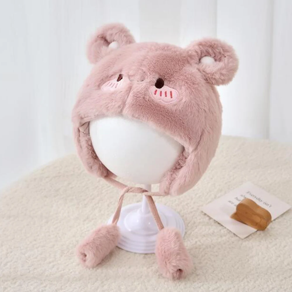 Зимняя шапка для маленьких мальчиков милая толстая теплая рождественская