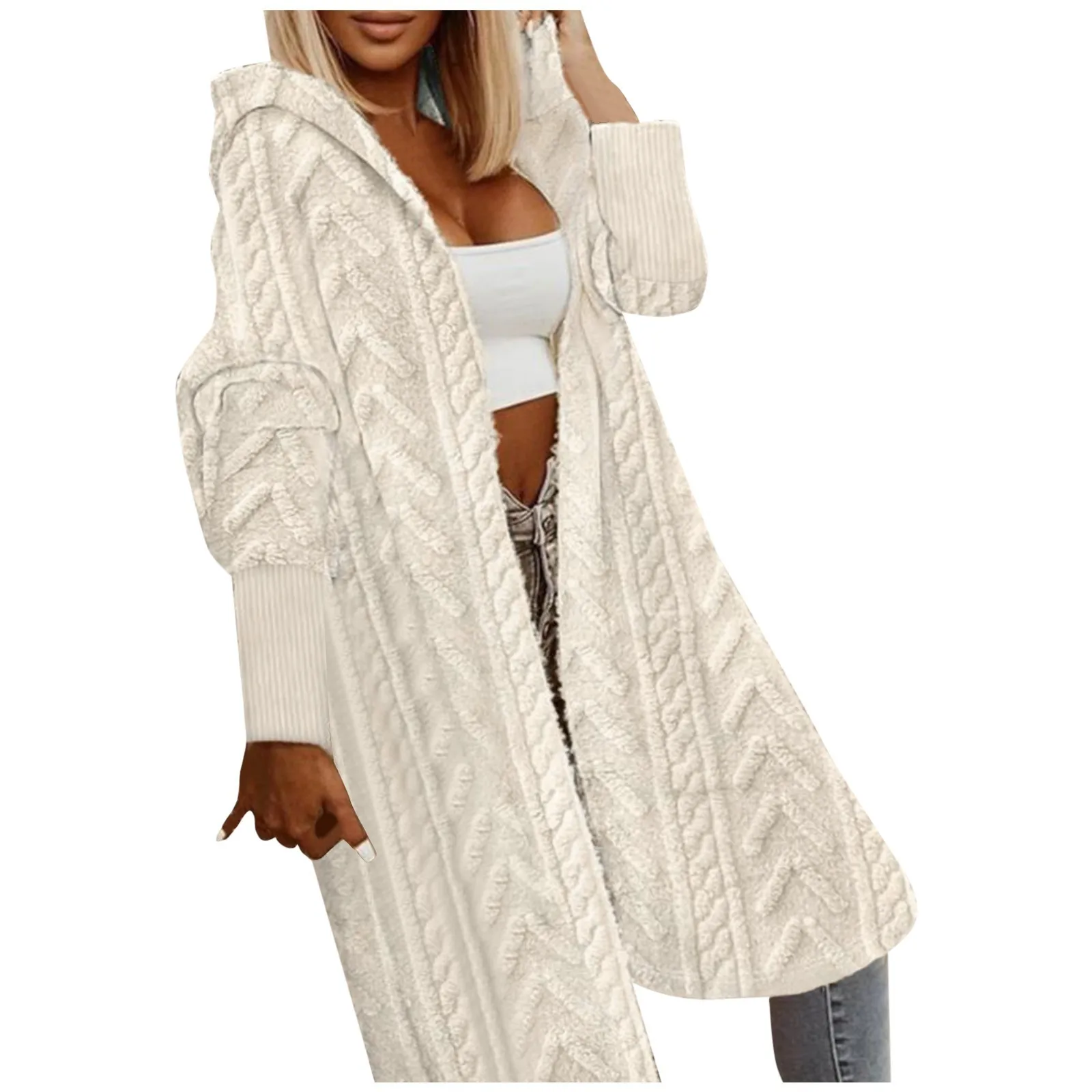 

Женская флисовая куртка с капюшоном