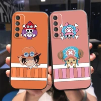 one piece anime phone case for huawei p smart z p20 p30 honor 8x 9 9a 9x 10 10 lite silicone cover soft back black coque