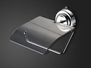 

Modern Vacuum Suction Cup Toilet Removable Bracket for Bathroom Kitchen Stainless steel paper towel holder