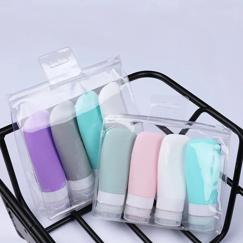 4 шт. силиконовые бутылки для лосьона в скандинавском стиле