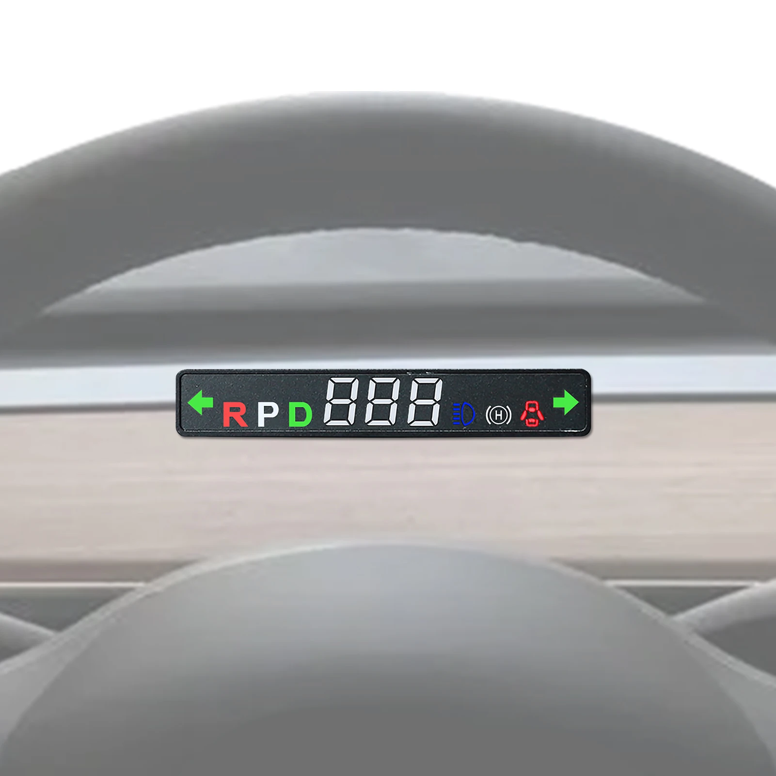 

Universal Vehicle Smart HUD Display LED Mini Head Up Display For Model Y/3 Windshield Speedometer Displays Speed Gear Wheel