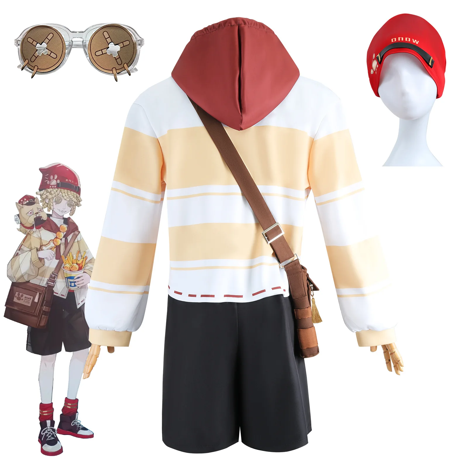 Игра Identity V Листоноша Виктор Гранц Косплей Костюм 6th Anniversary Skin Толстовка Пуловер