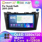 MEKEDE IPS 8 + 128G DSP Android 11 автомобильный радиоприемник, мультимедийный плеер для Suzuki Swift 2011-2015 GPS-навигация 4G встроенный Carplay авто
