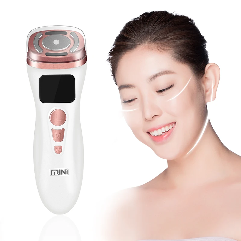Newly  Ultrasonic RF EMS Eye Facial Beauty Instrument Neck Lifting Firming Anti-Wrinkle Skin Care Machine Skin Care Tools
