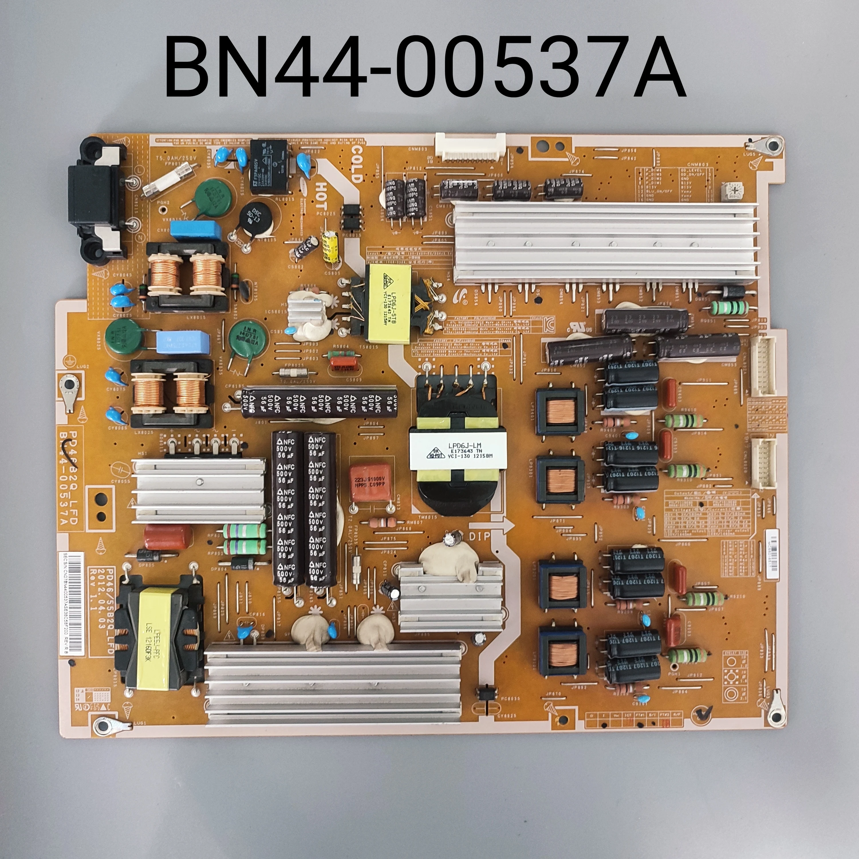 Для Samsung LH46UEAPLGC LH46UEAPLGC/ZA TV плата питания BN44-00537A/T5 Φ была протестирована на правильную работу