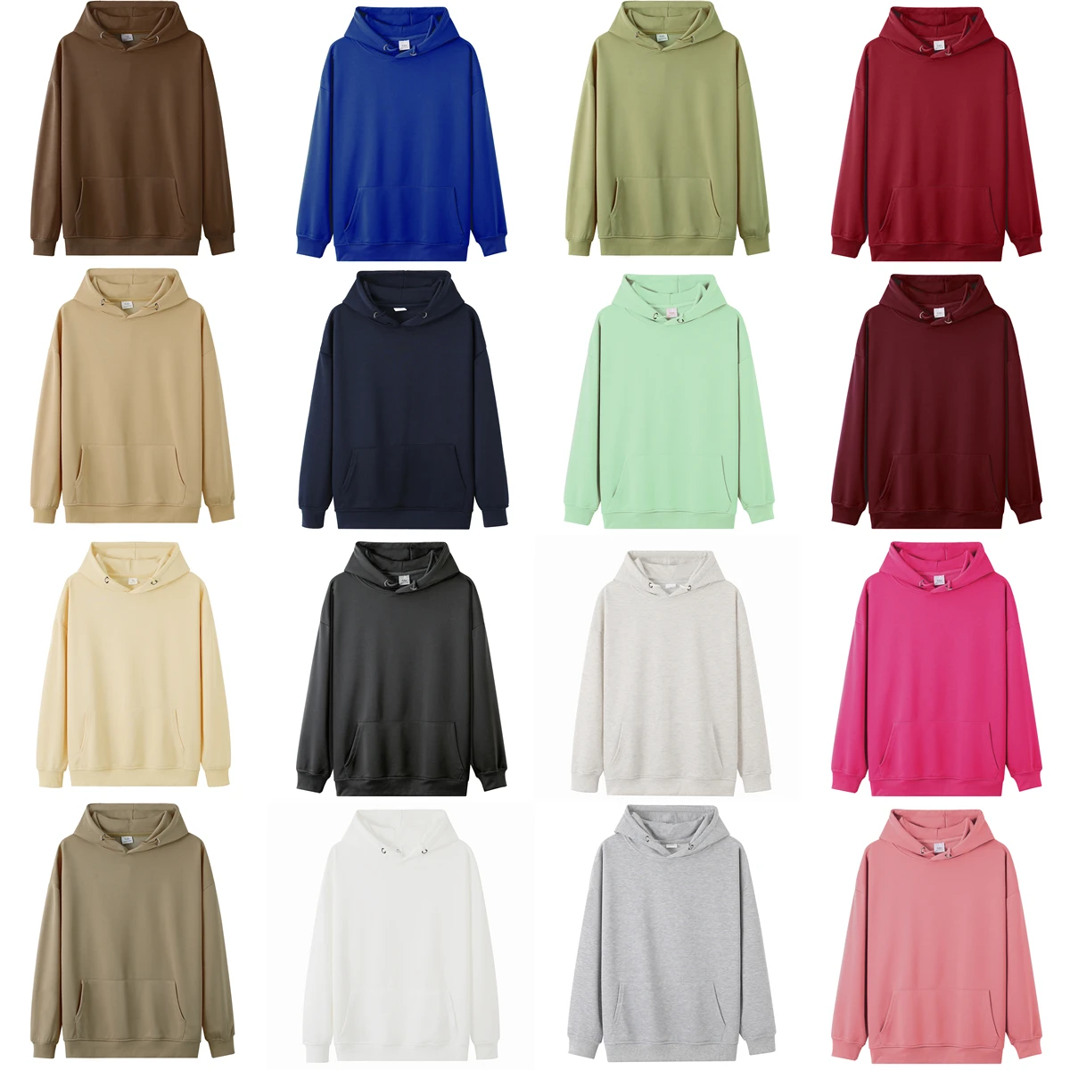 

20 Colors Y2k Kpop Hoodies Woman Cotton Loose Sweatshirt Japanese Harajuku Pullovers Winter Streetwear Clothes Vintage 90s Tops