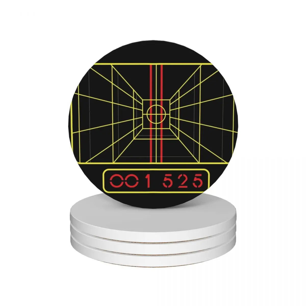 Нацеленный компьютер керамические подставки (набор из 4) керамическая чашка для