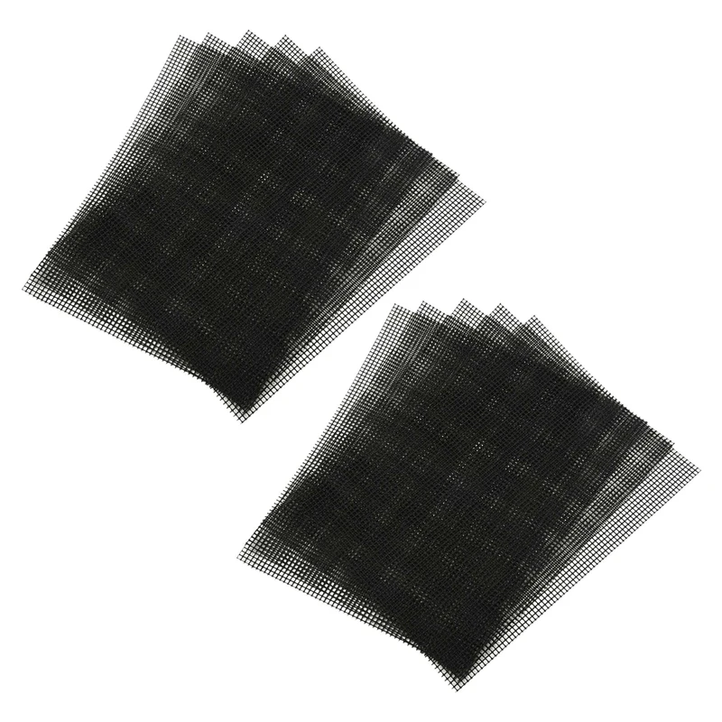 

New BBQ Barbecue Cooking Mat Set 10 Pcs BBQ Grill Mat BBQ Grill Anti Adhesive Reutilisables, Heat Resistant 40X30cm