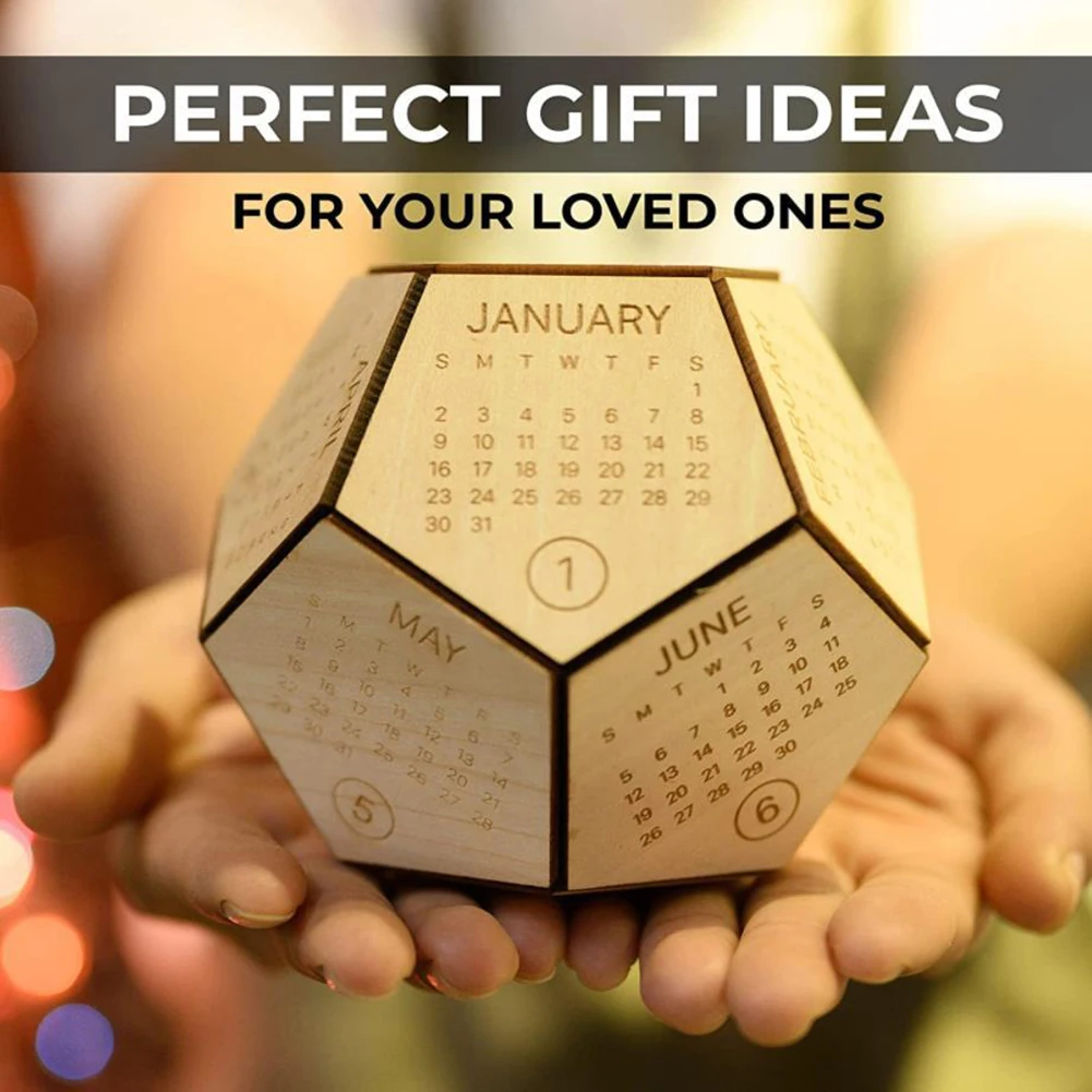 Деревянная необычная детская игрушка для футбола с календарем |