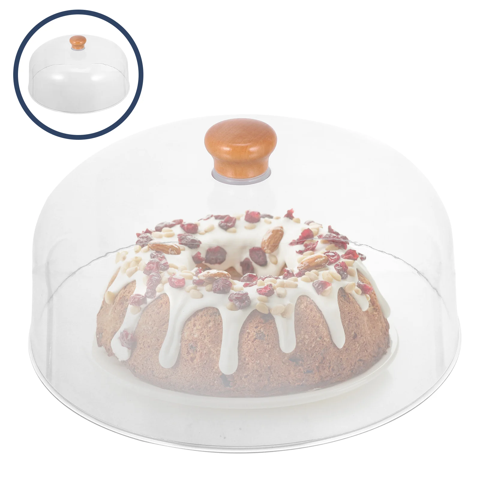 

Transparent Dome Shape Cover Multi-functional Food Cover Durable Food Dome