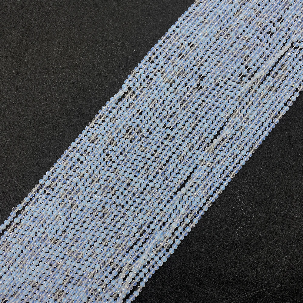 

High-quality Opal Natural Stone 2/3/4mm Facet Beads for Jewelry Making DIY Necklaces Bracelets Earrings Opal Beads Accessories