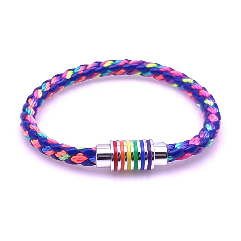 2024 Роскошный многоцветный Радужный дизайн из нержавеющей стали для мужчин и