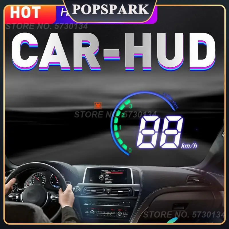 

Универсальный Цветной дисплей H6 OBD для автомобиля, проектор для превышения скорости, Проектор системы, знак усталости, цифровой высокой чет...