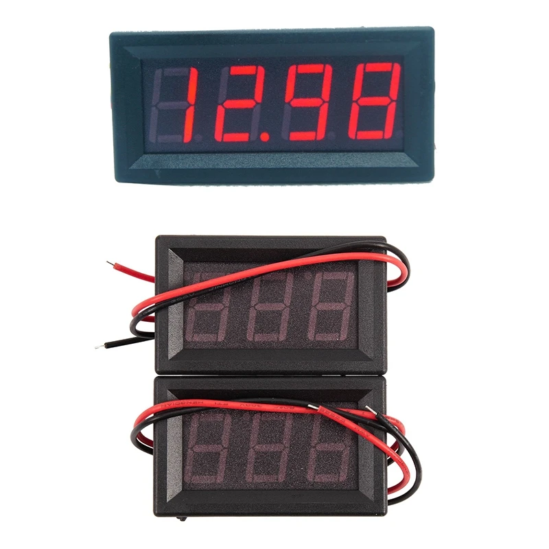 

Цифровой мини-вольтметр, 0,56 дюйма, 4 бита, 0-100 в