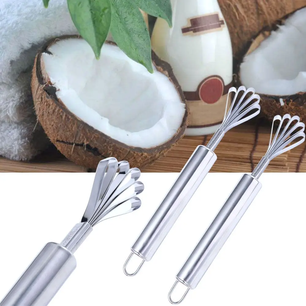 Kitchen Home Fruit Tool Scraper Stainless Steel Multi-Purpose Fish Scaler Grater Coconut Meat Remover Coconut Shaver