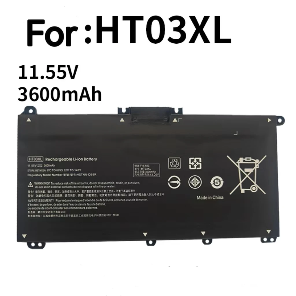 Прочный аккумулятор для ноутбука HP HT03XL TPN-Q207 Q208 C135 I131