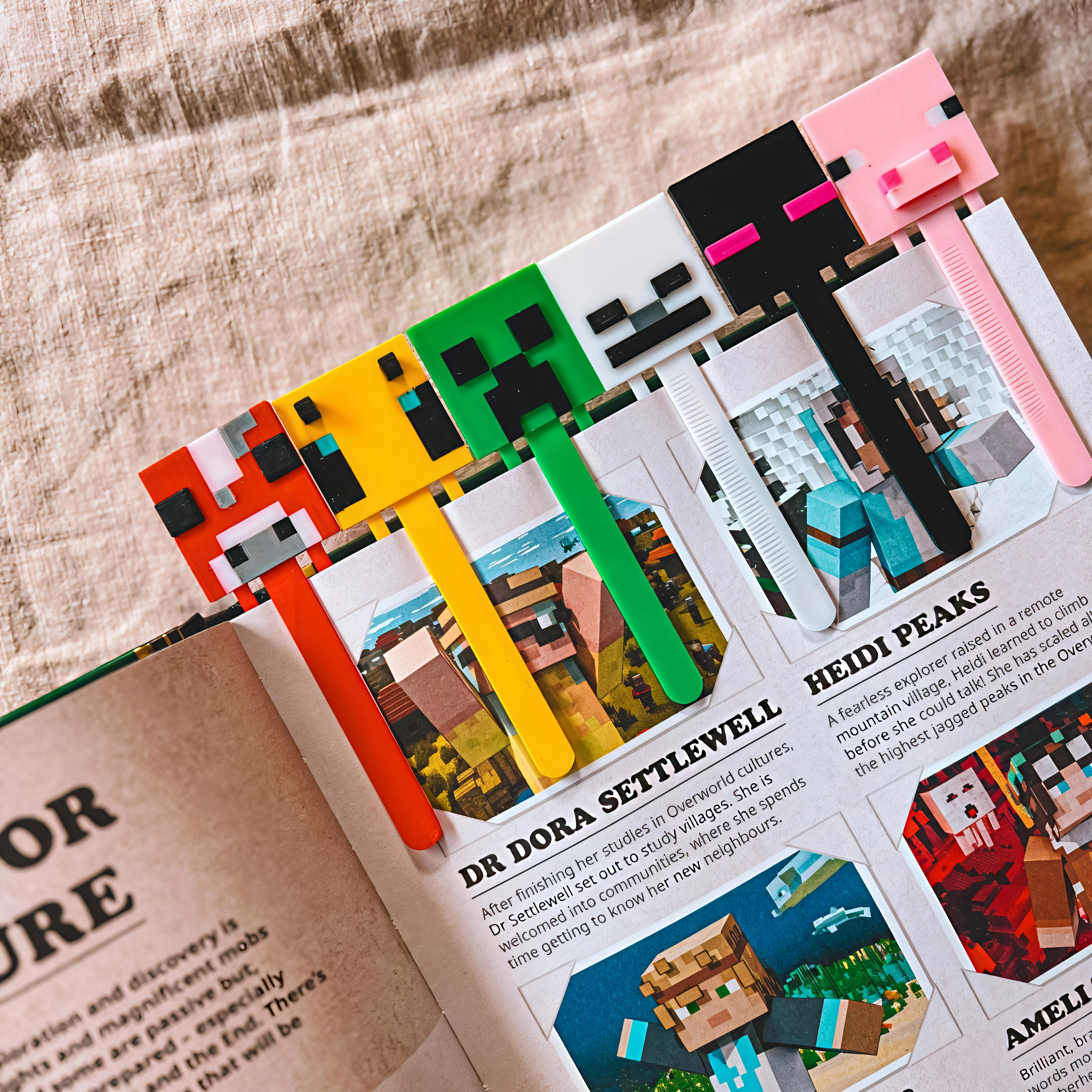 36 шт. Новые мультяшные закладки Minecraft для книг, высококачественные аксессуары, подарки (art.: 3920dbafdd333) - 3920dbafdd333