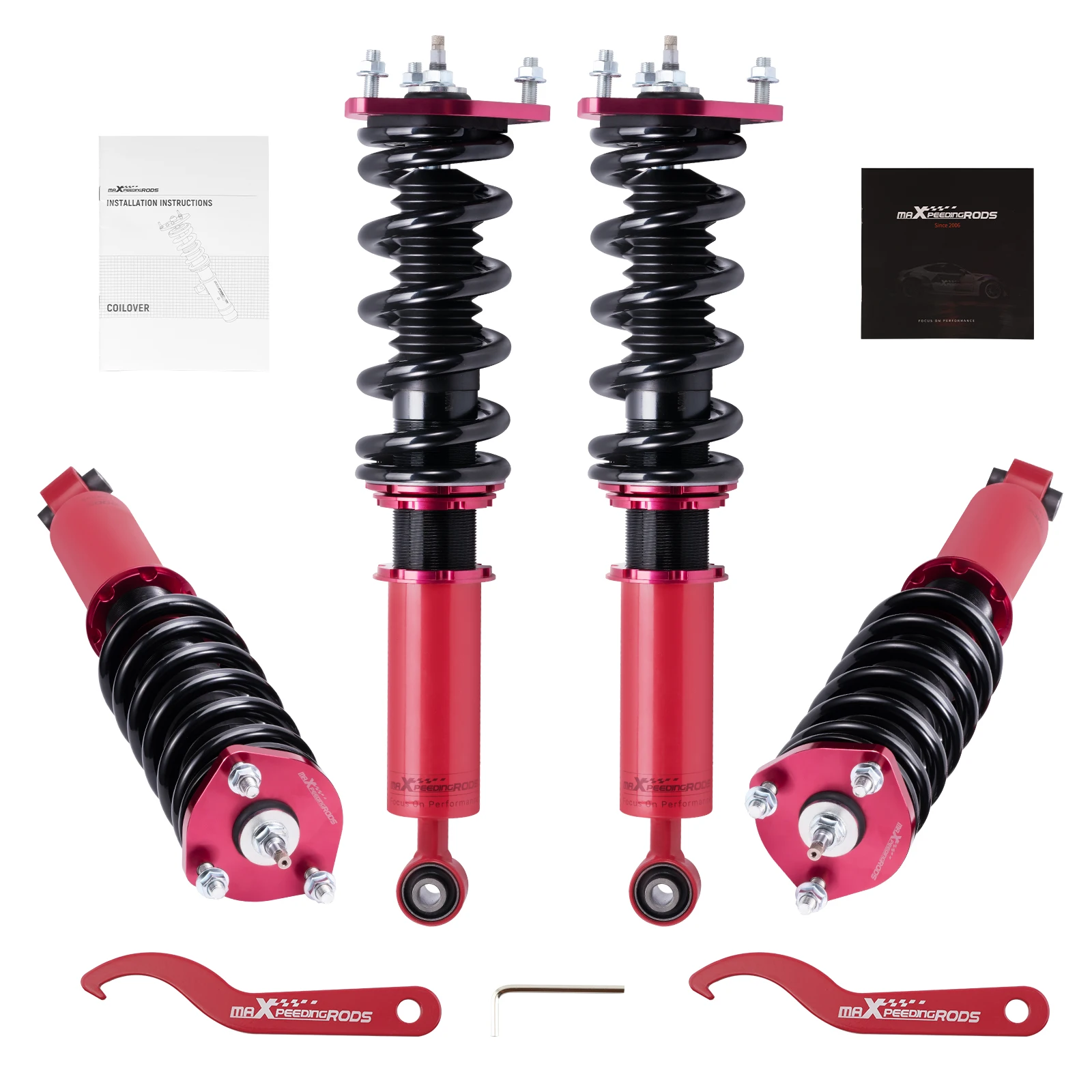 

Full Adjustable Coilover Damper 12/10KG Lowering Kit For Lexus GS300 GS430 98-05 Coilovers Coils Lowering
