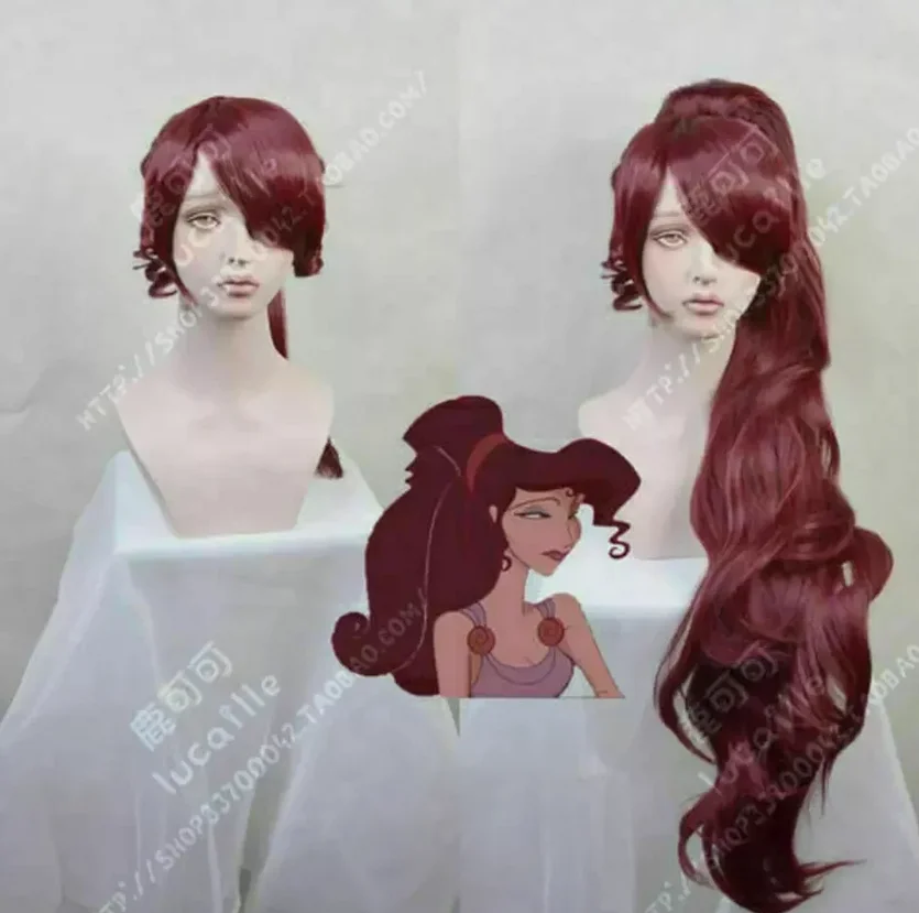 Хэллоуин Волосы Геркулес Мегара Косплей Длинный Парик