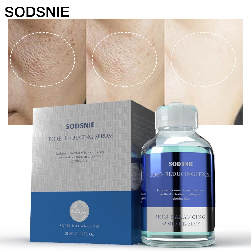

Reduce Pore Serum Effectively Tighten Pores Nourish Moisturize Repair Whiten Anti-Aging Control Oil Niacinamide Skin Care 32ml
