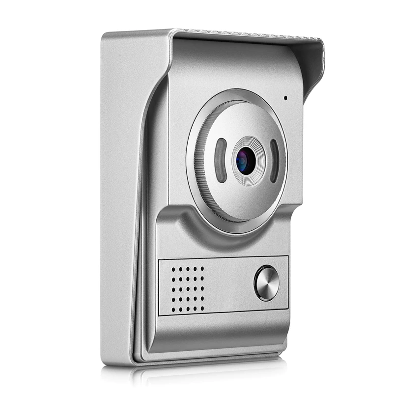 FULL-7 Inch Color High Definition Video Intercom Villa Doorbell Outdoor Door Camera Call Video Door Phone Intercom EU Plug