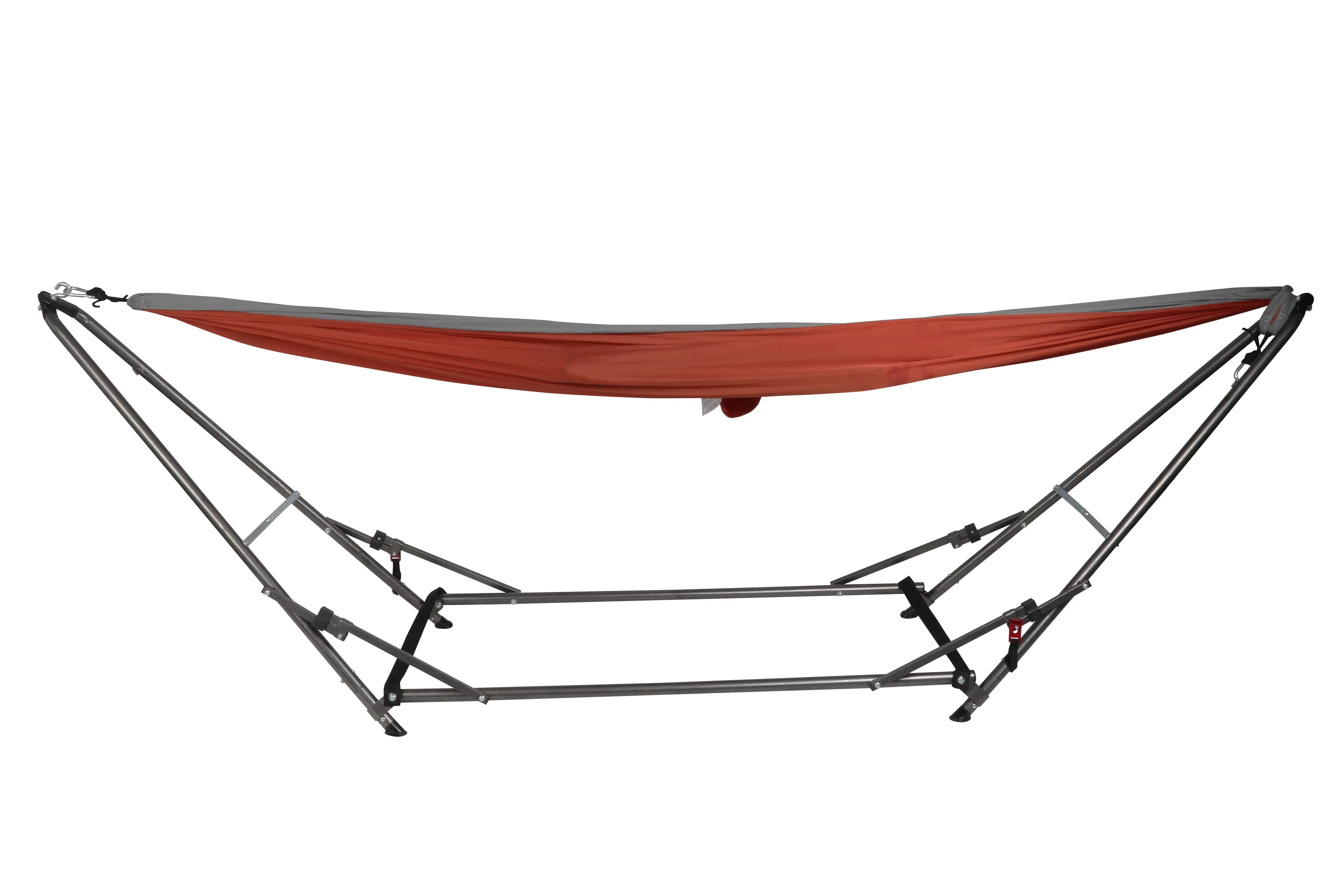 

Free Shipping 128" Portable Steel Hammock Stand Grey Color