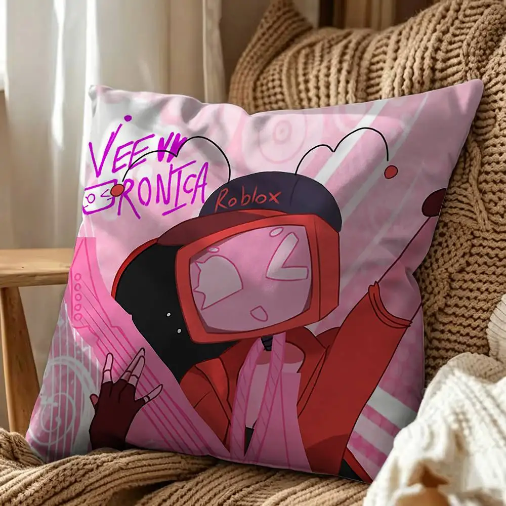Фото Забавная наволочка с принтом V-Veeronica Fanart, двусторонняя печать, для спальни, прикроватной тумбочки, дивана №3