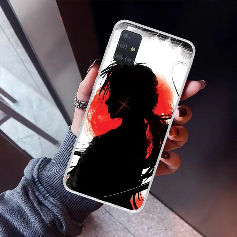 Rurouni Kenshin Anime Phone Case for Samsung Galaxy A51 A71 A41 A31 A21S A11 A01 A50S A70 A40 A30S A20E A20S A10S A6 A7 A8 A9 Pl