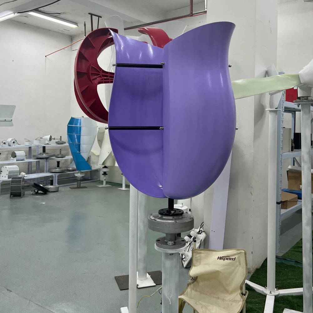 2 лезвия 10 кВт Вертикальная ось Перманентный маленький ветряной турбины maglevв