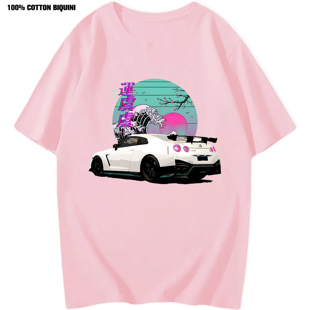 Футболка С Рисунком Аниме Vaporwave Jdm Legend Print