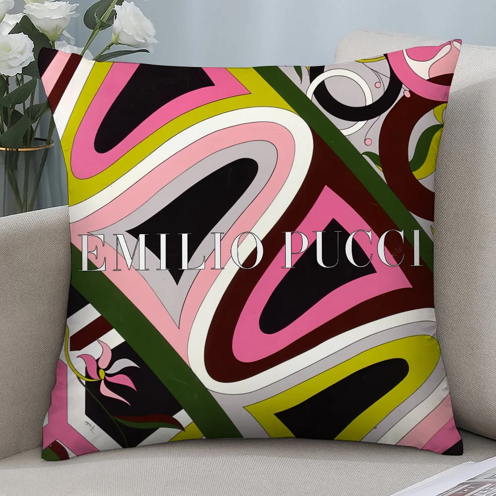 

Наволочка E-EE-Emilio с логотипом P-Pucci 3D принтом