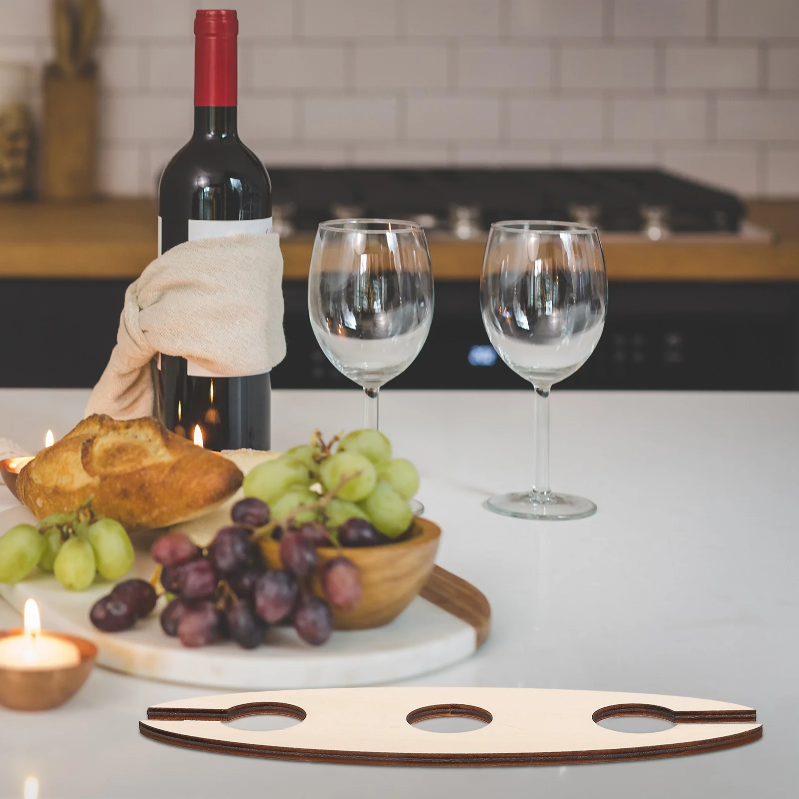 Стойка для ресторана подставка хранения красная полка чашек деревянная поделка