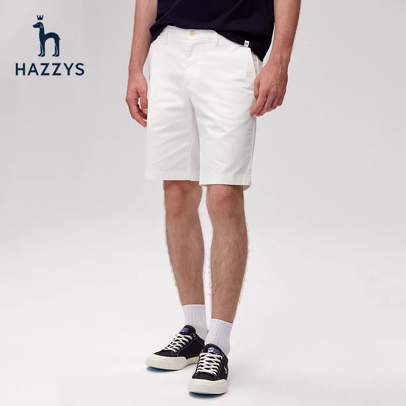HAZZYS Men's Shorts 2023 New Summer Men's Pants Casual Loose Thin Section Shorts Men's Fashion Casual Outer Pants