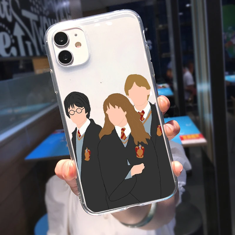 Draco Malfoy Weasley Twins Прозрачный чехол для телефона iPhone 11 12 13 14 Pro MAX X XS XR SE20 7 8 Plus Модный