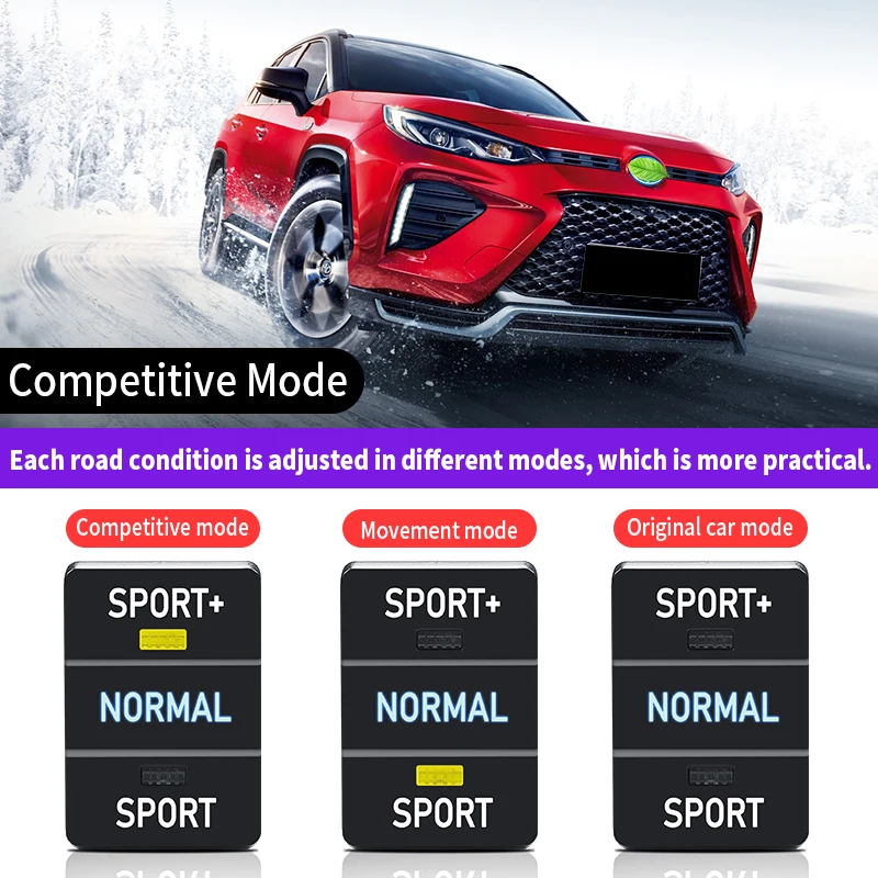 Для Toyota RAV4 C-HR Wildlander Fortuner Sport Power Module аксессуары для модификации акселератора 2021 2020