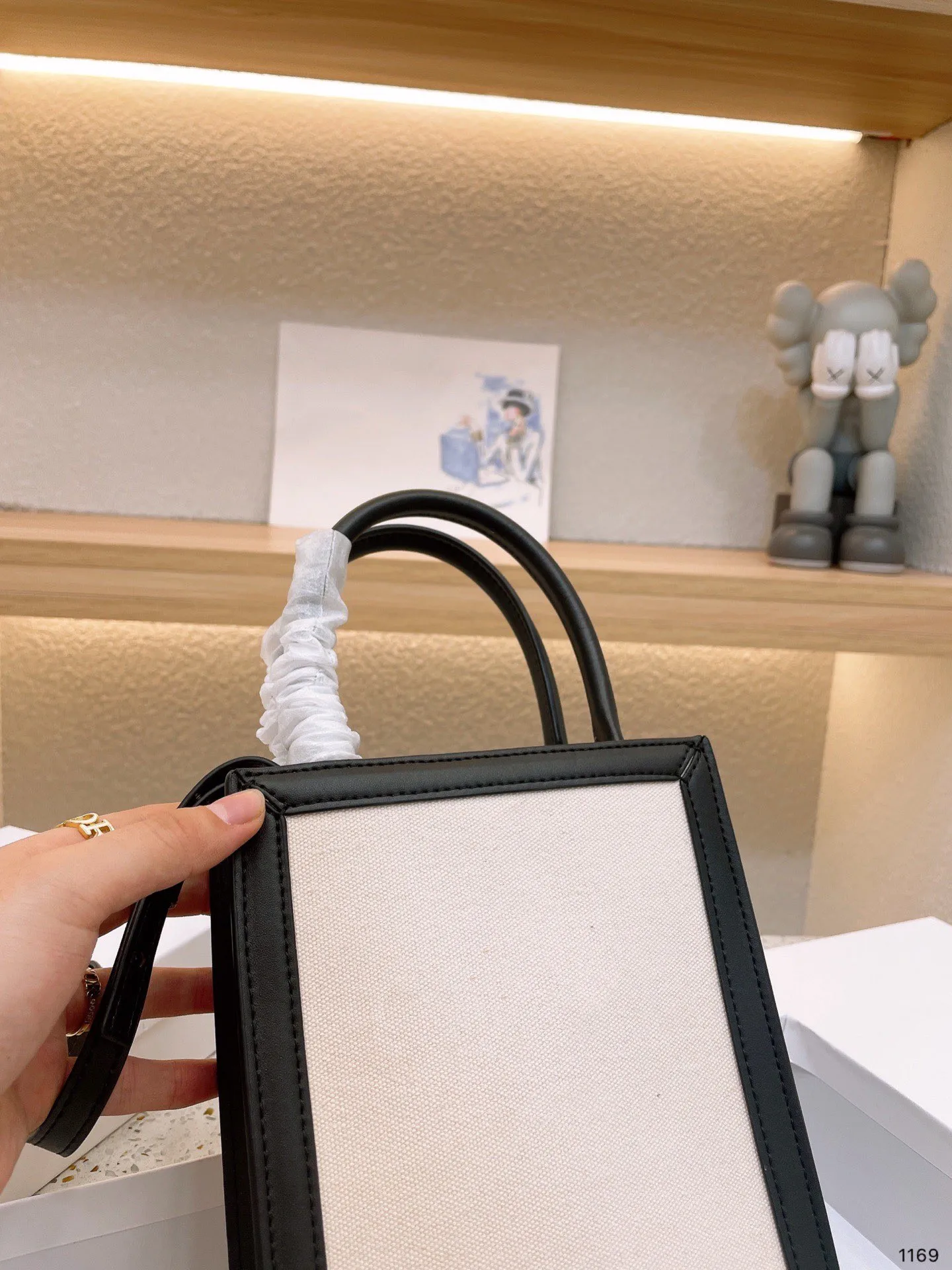 High quality brand shopping bag Single Shoulder Bag Canvas collage handbag shopping bag Single Shoulder Messenger Bag