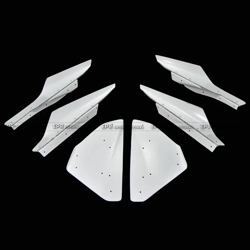 Автомобильные аксессуары EVO 10 Vas Wide Ver. Передний бампер из стекловолокна Hyper Canard шт.