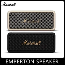 Original MARSHALL EMBERTON Bluetooth Speaker Wireless Outdoor Portable Speakers Stereo Waterproof  Metal High Power Subwoofer